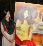Saba Ali Khan at an Art event by Anjanna Kuthiala in Mumbai on 18th March 2012.JPG